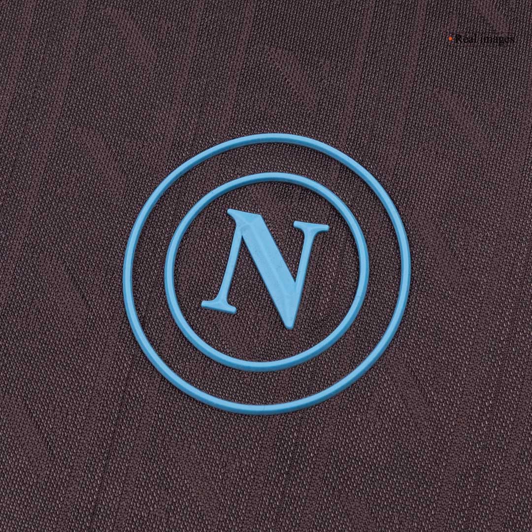 Napoli Mens Third Away Soccer Jersey 2025/26 Black - Player Version