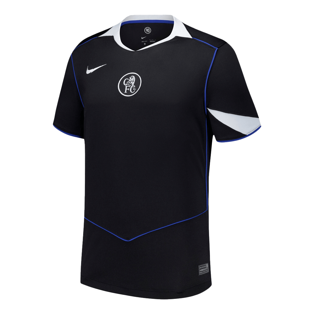 Chelsea Mens Third Away Soccer Kit 2025/26 Black
