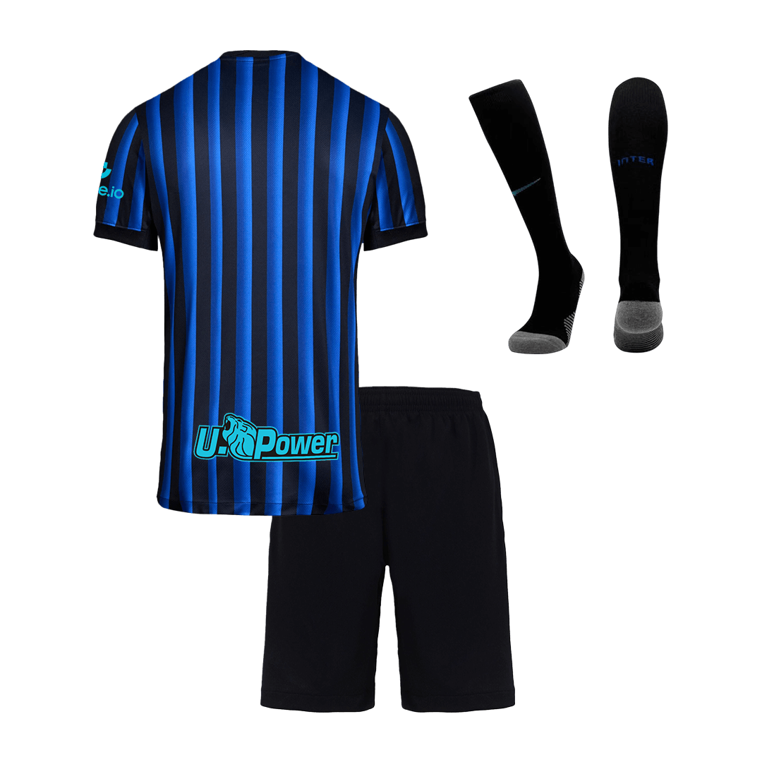 Inter Milan Kids Home Soccer Full Set 2025/26 Blue&Black