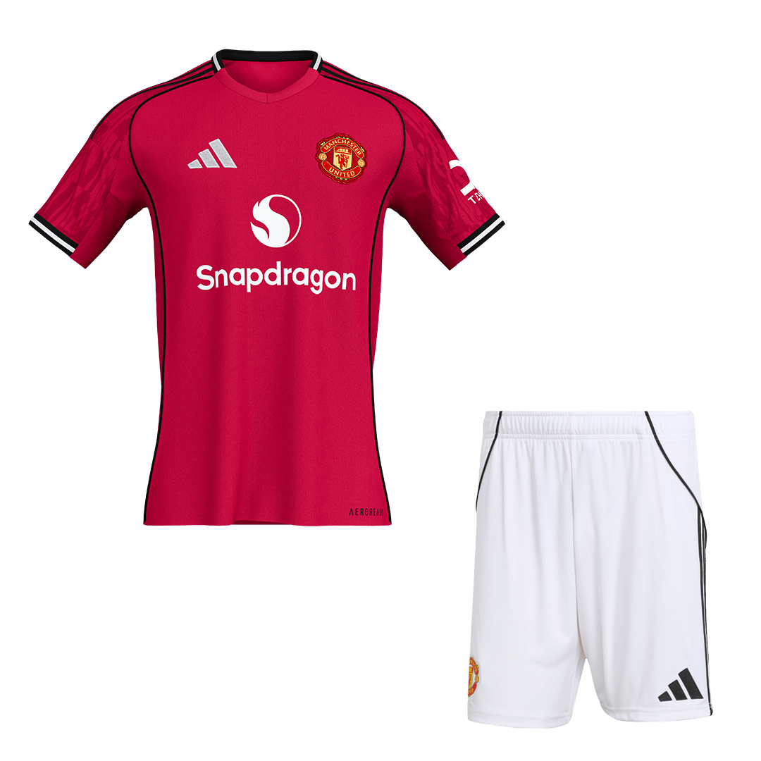Manchester United Mens Home Soccer Kit 2025/26 Red [PREMIUM]