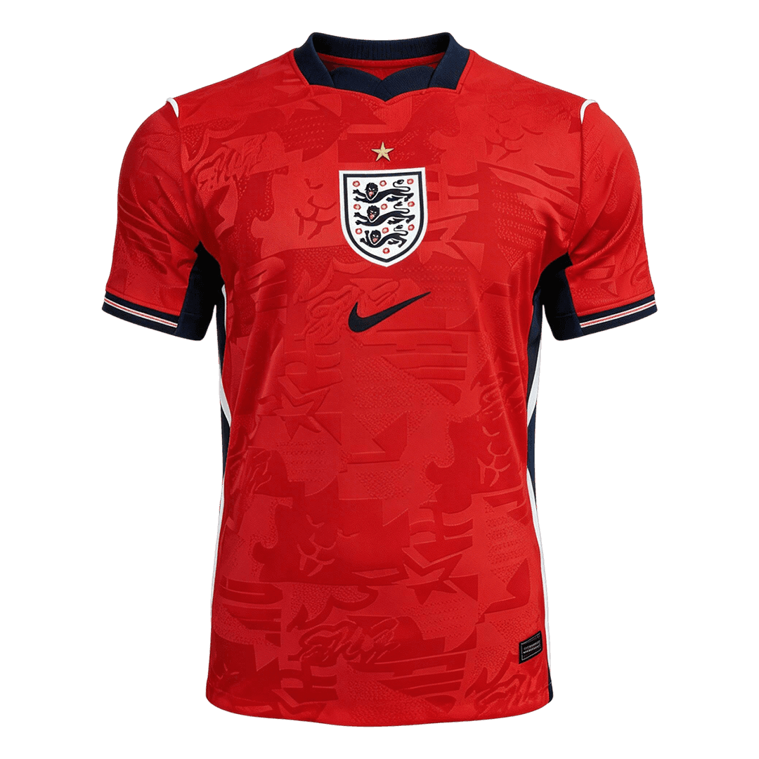 England Mens Away Soccer Jersey World Cup 2026 Red - Player Version
