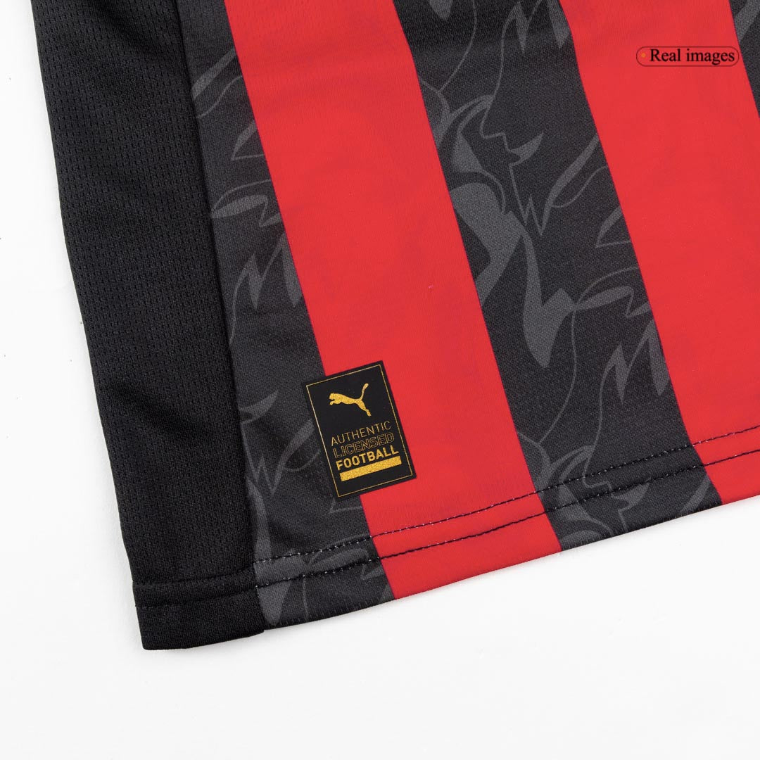 AC Milan Mens Home Soccer Kit 2025/26 Red&Black [PREMIUM]