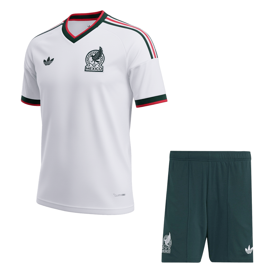 Mexico Mens Away Soccer Kit World Cup 2026 White