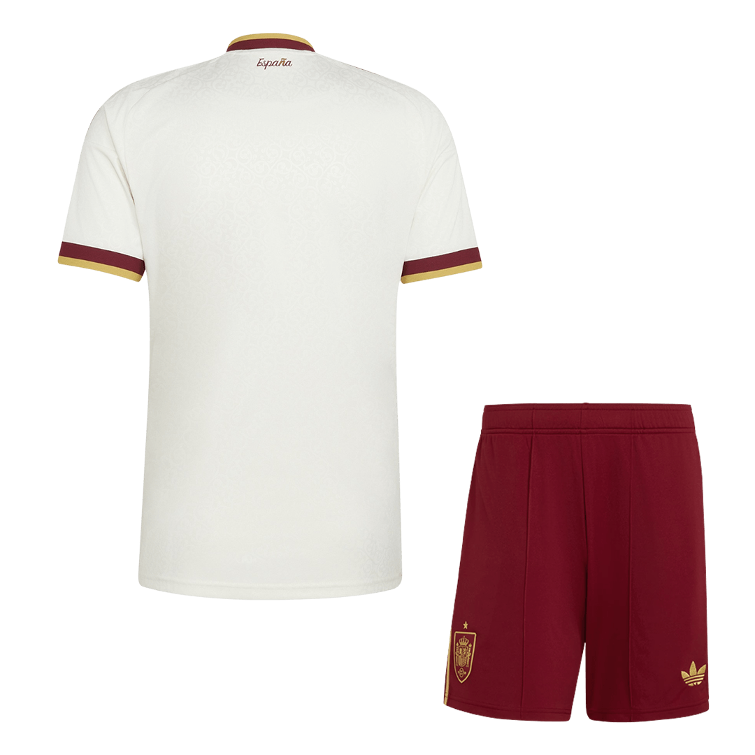 Spain Mens Away Soccer Kit World Cup 2026 White