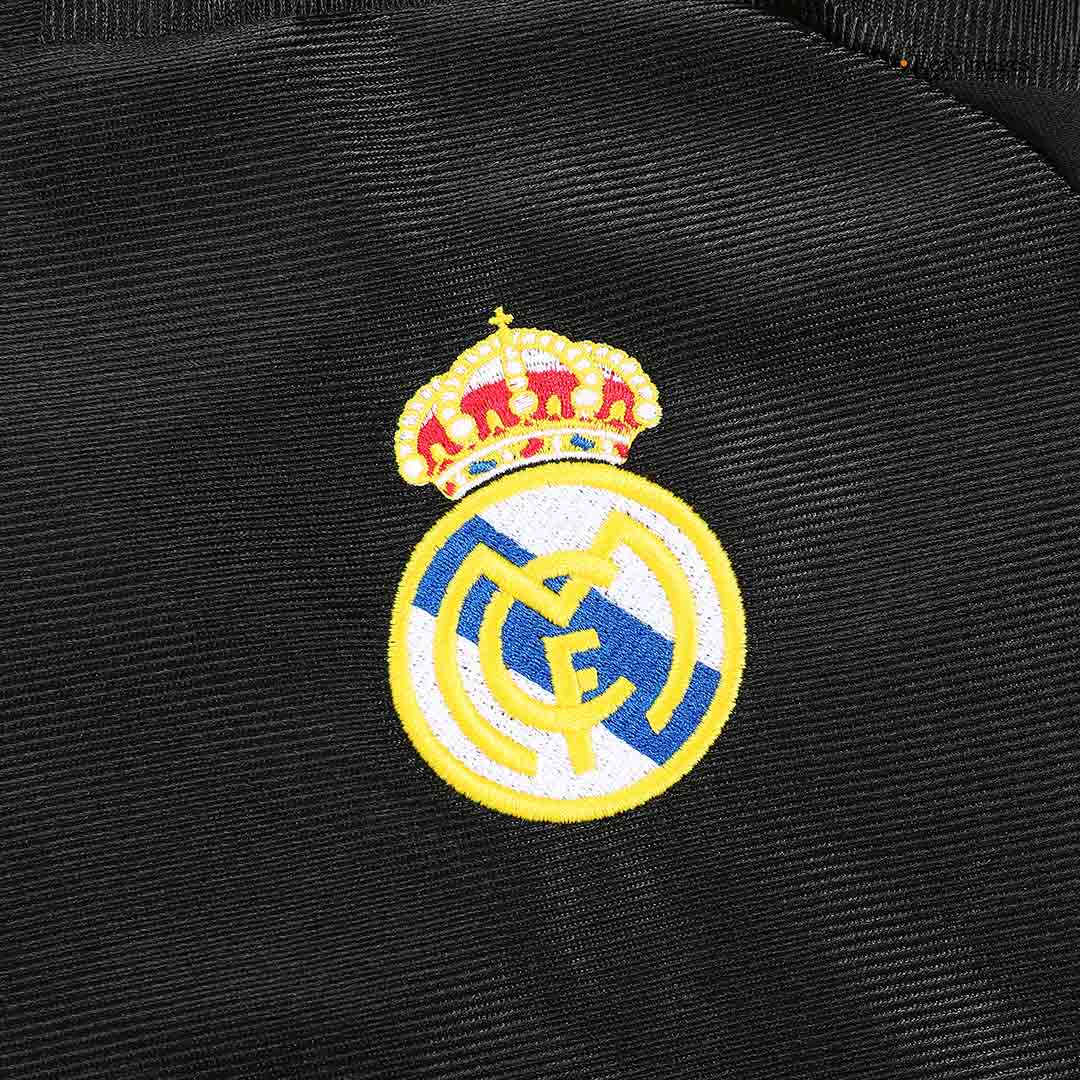 Retro Real Madrid Mens Away Soccer Jersey 1999/00 Black