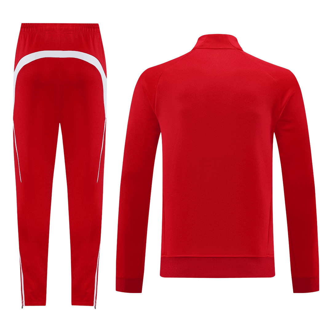 Bayern Munich Mens Training Tracksuit Kit 2025/26 Red