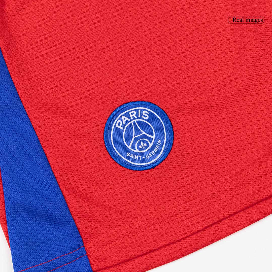 PSG Kids Third Away Soccer Full Set 2025/26 Red