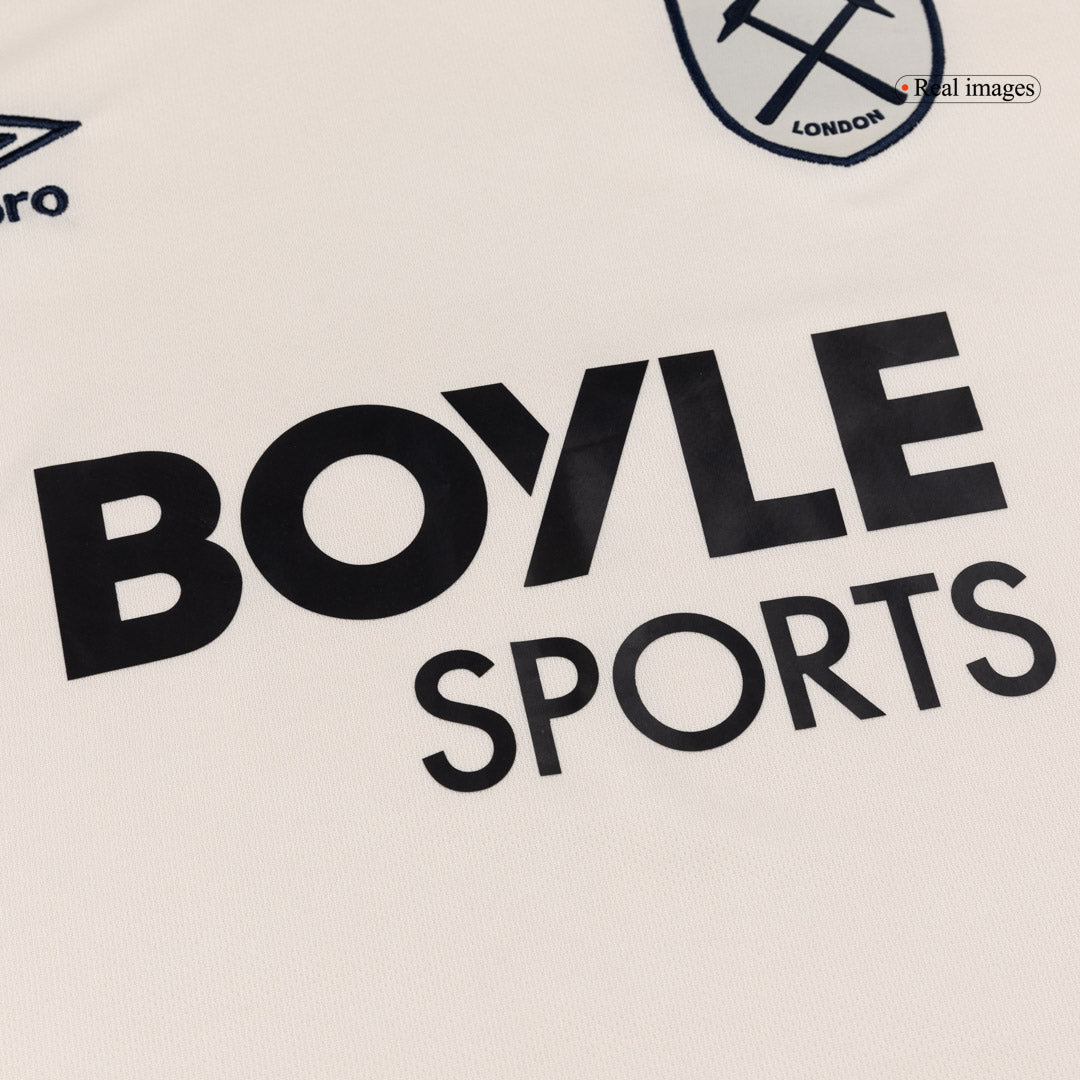West Ham United Mens Away Soccer Jersey 2025/26 White