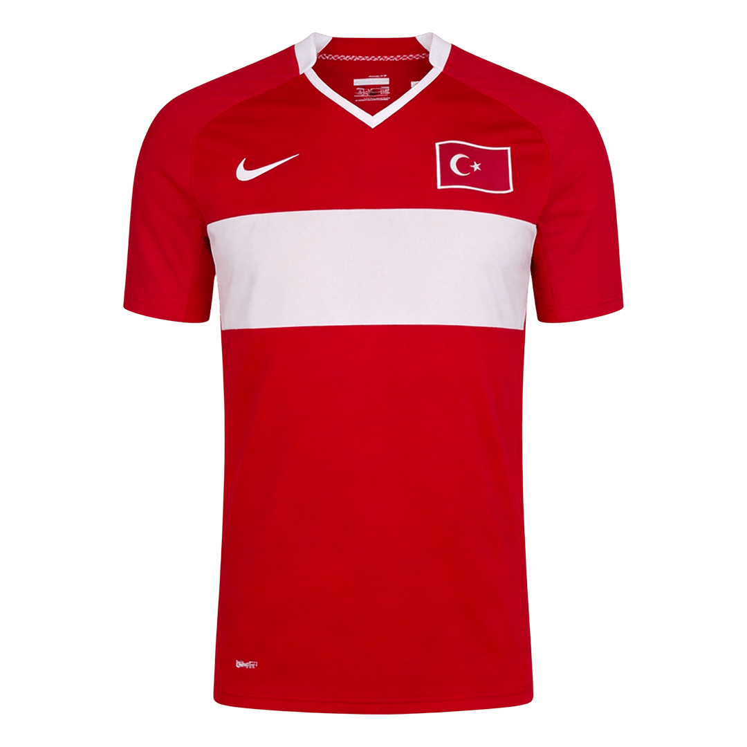 Retro Turkey Mens Home Soccer Jersey 2008 Red