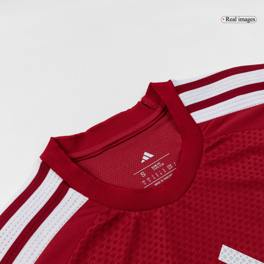 Hungría Mens Home Soccer Jersey World Cup 2026 Red - Player Version