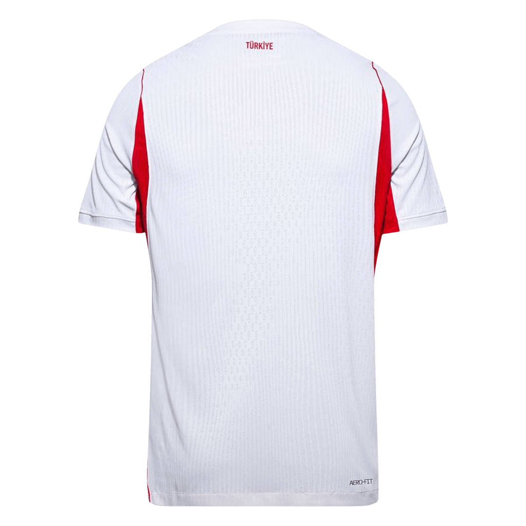 Turkey Mens Away Soccer Jersey World Cup 2026 White - Player Version