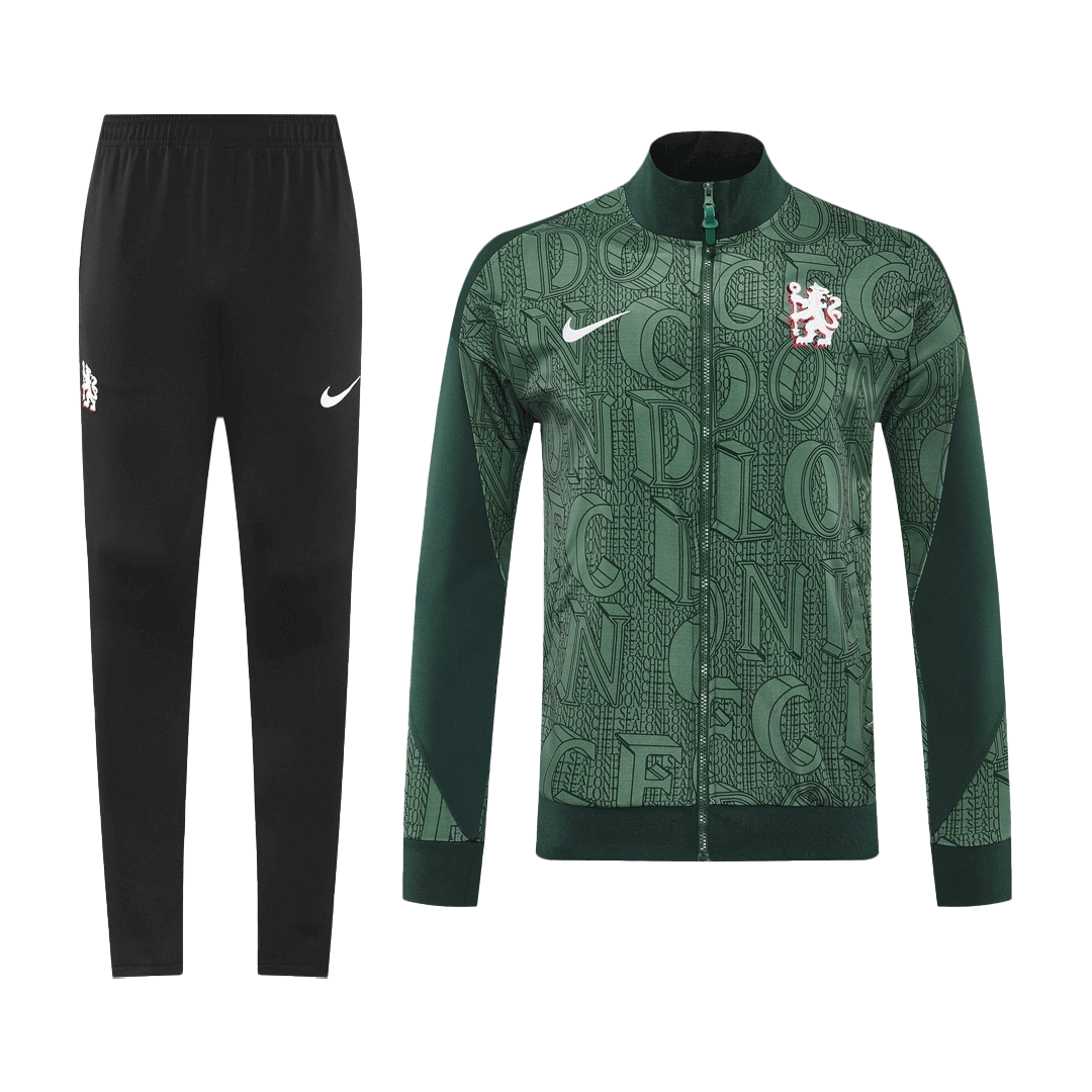 Chelsea Mens Training Tracksuit Kit 2025/26 Green