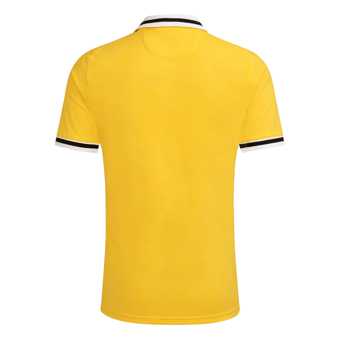 Retro Juventus Mens Away Soccer Jersey 2013/14 Yellow