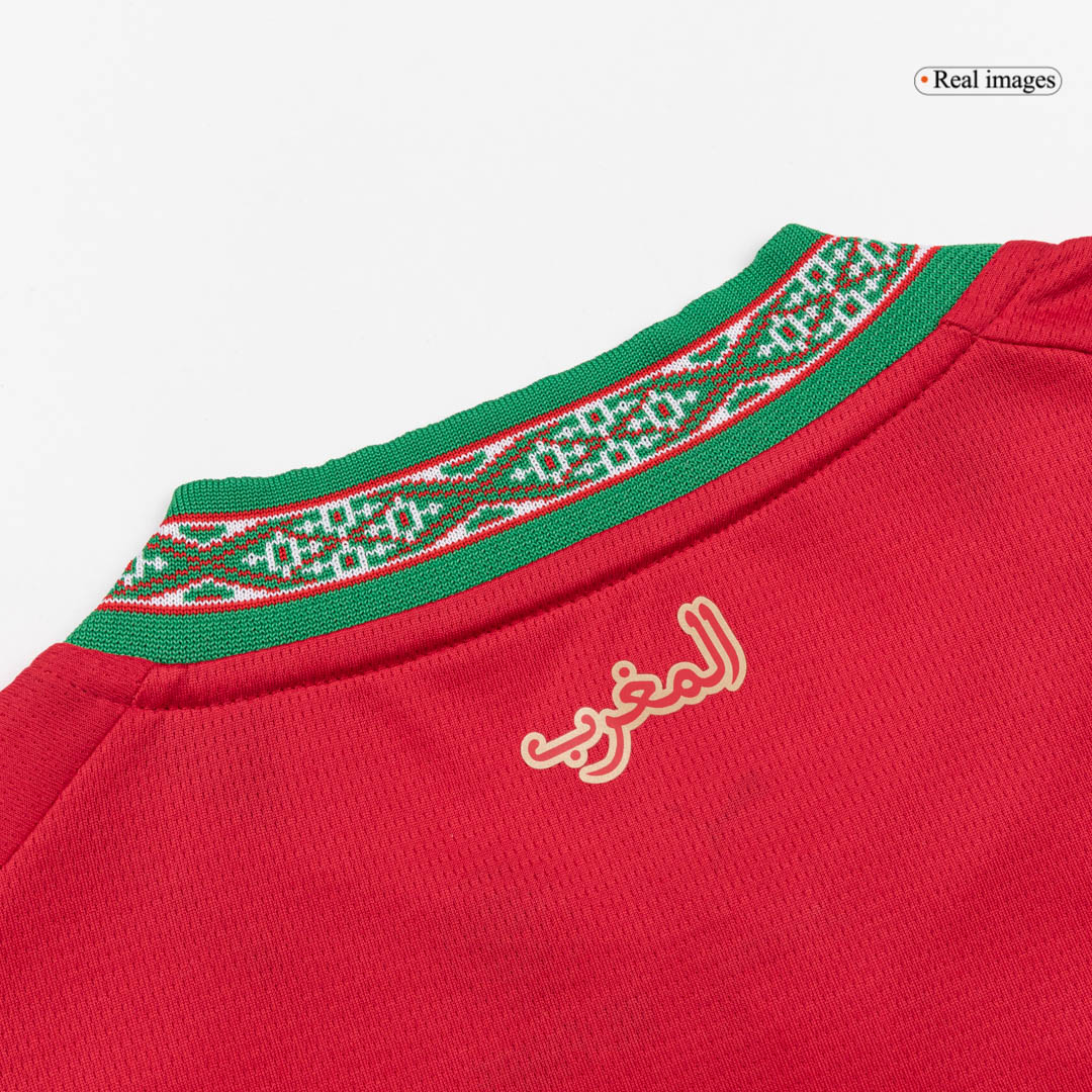 Morocco Mens Home Soccer Jersey World Cup 2026 Red