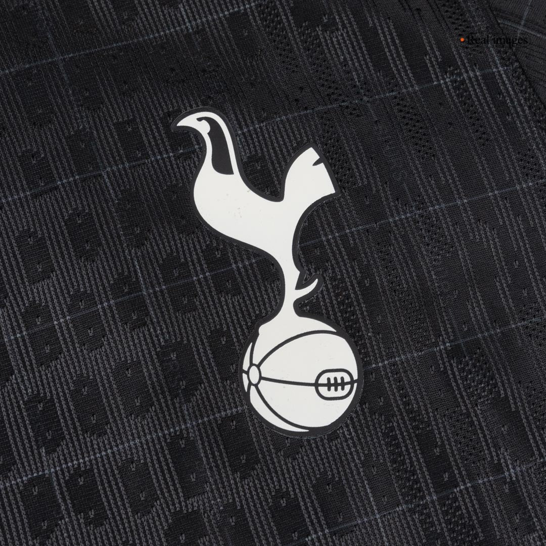Tottenham Hotspur Mens Away Soccer Jersey 2025/26 Black - Player Version