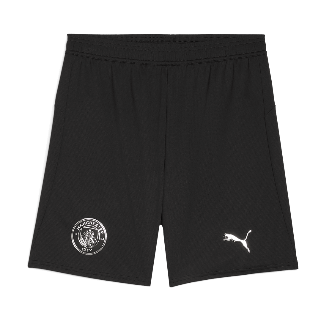 Manchester City Mens Away Soccer Shorts 2025/26 Black