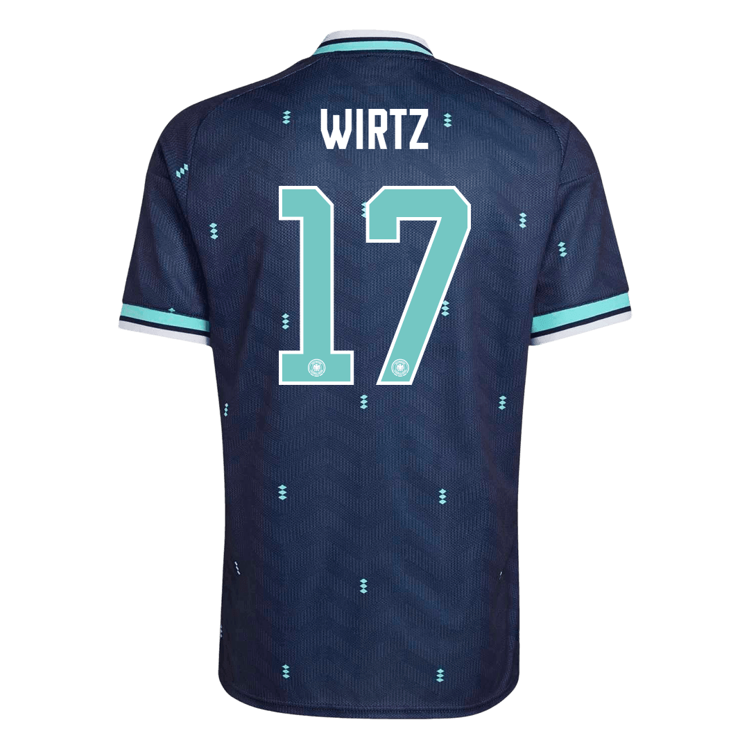 WIRTZ #17 Germany Mens Away Soccer Jersey World Cup 2026 Navy
