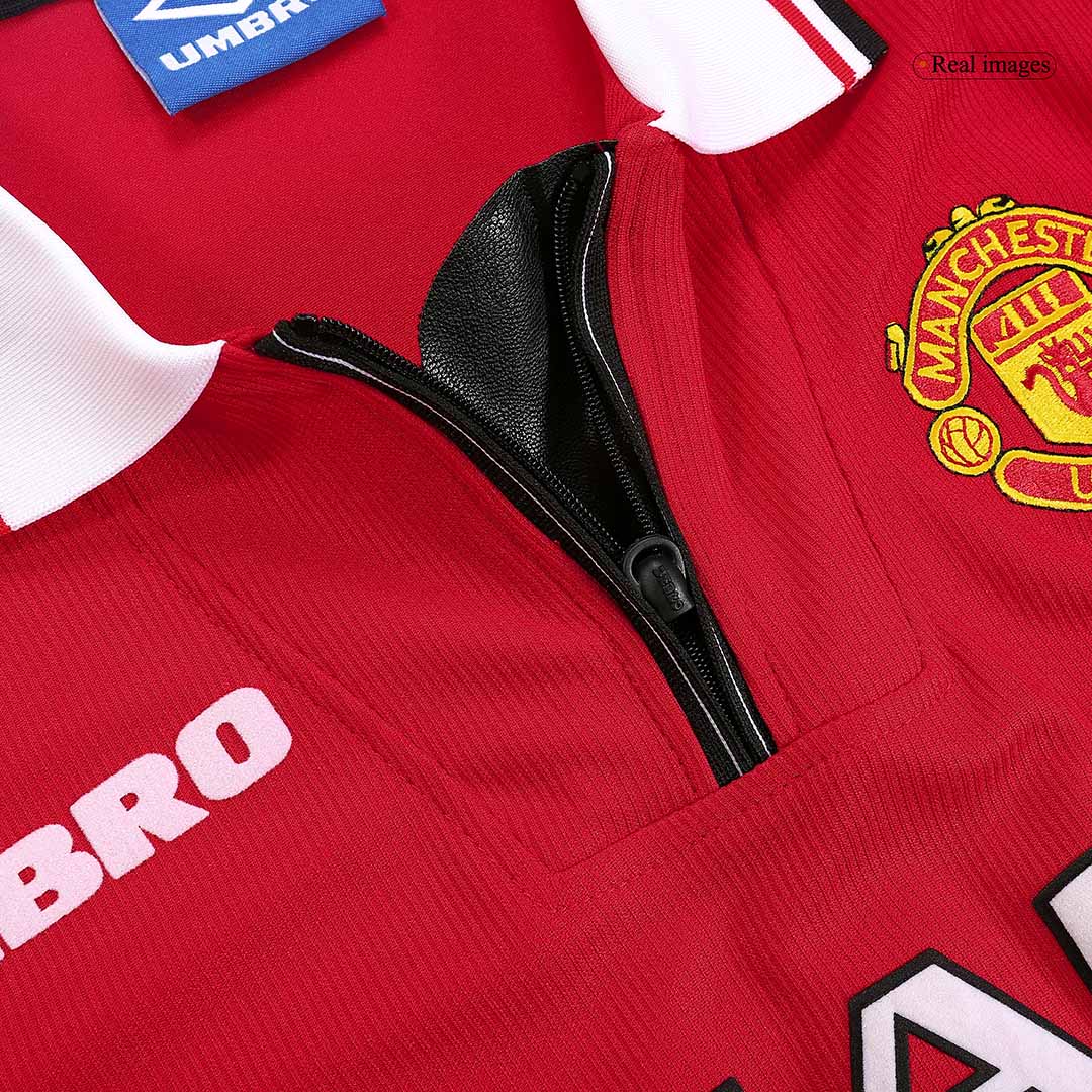 Retro Manchester United Mens Home Soccer Jersey 98/00 Red