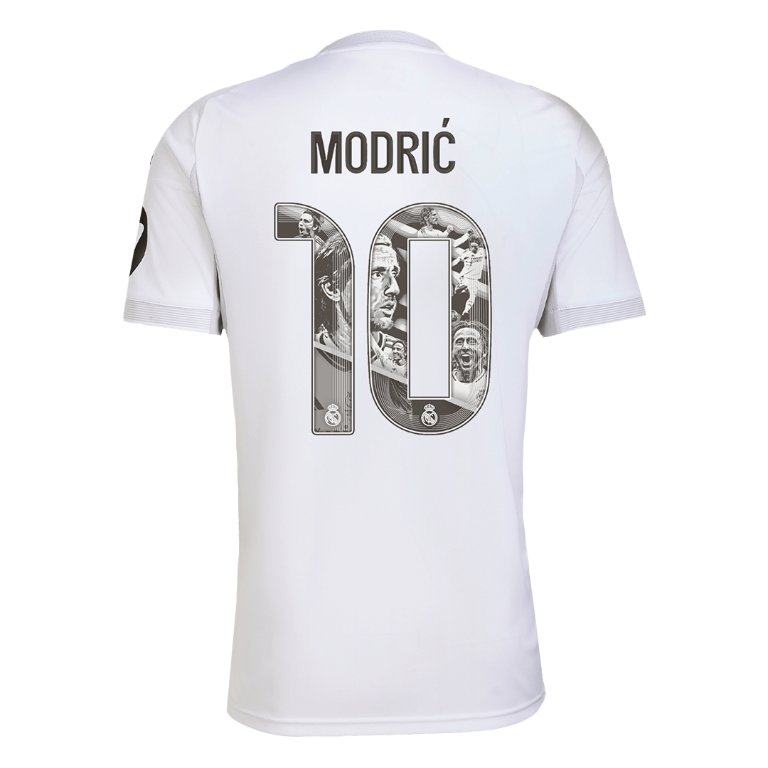 MODRIĆ Special #10 Real Madrid Mens Home Soccer Jersey 2025/26 White [PREMIUM]