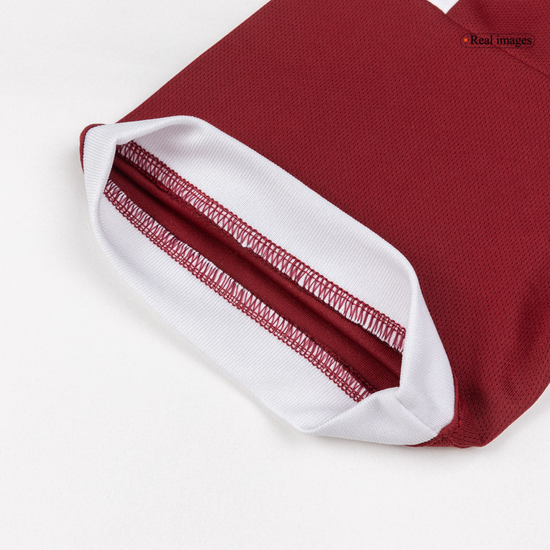 Qatar Mens Home Soccer Jersey World Cup 2026 Red