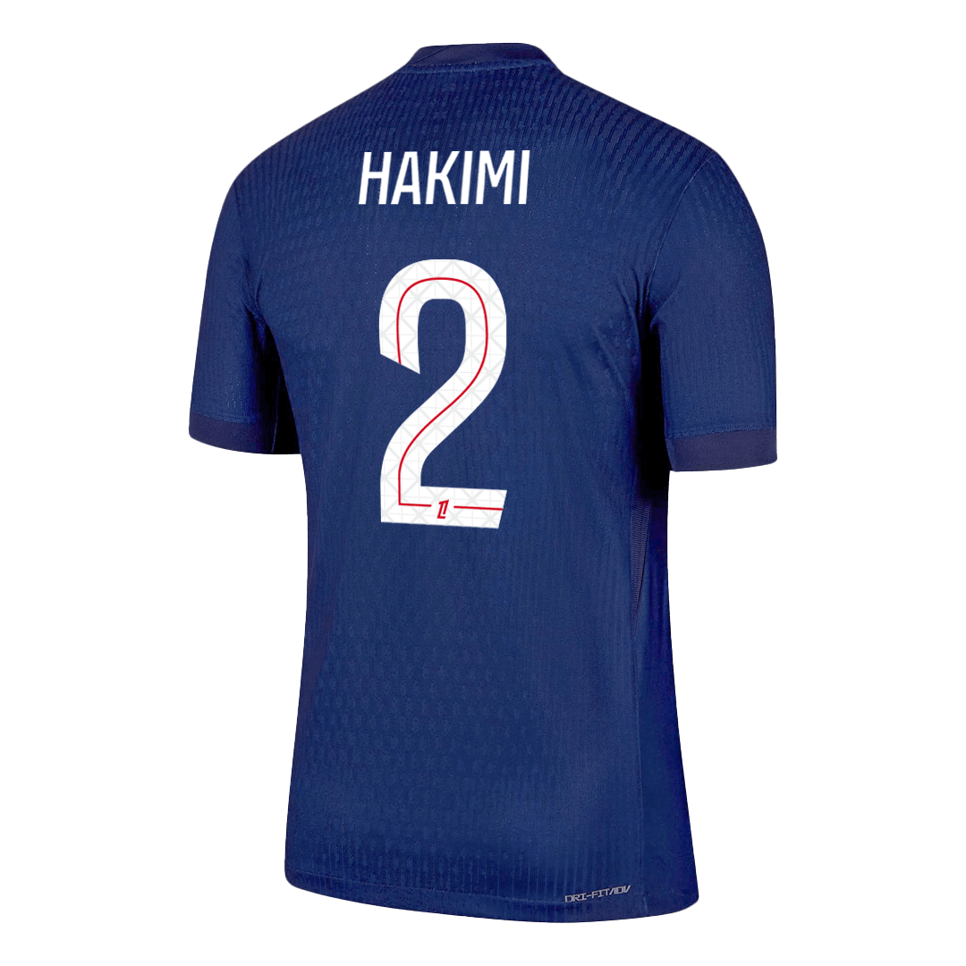 HAKIMI #2 PSG Mens Home Soccer Jersey 2025/26 Navy - Player Version