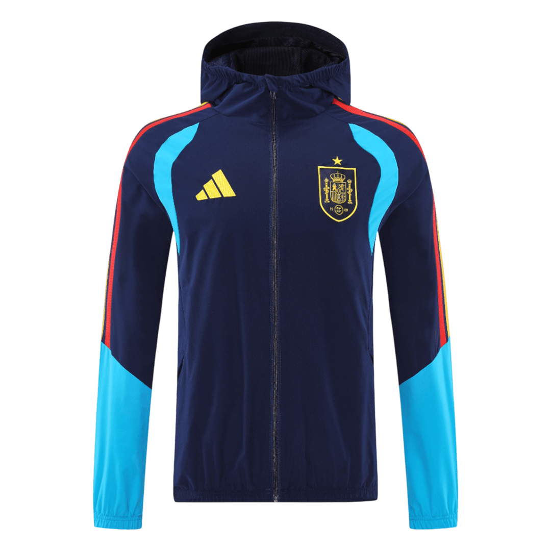 Spain Mens Training Jacket 2026 Blue&Black