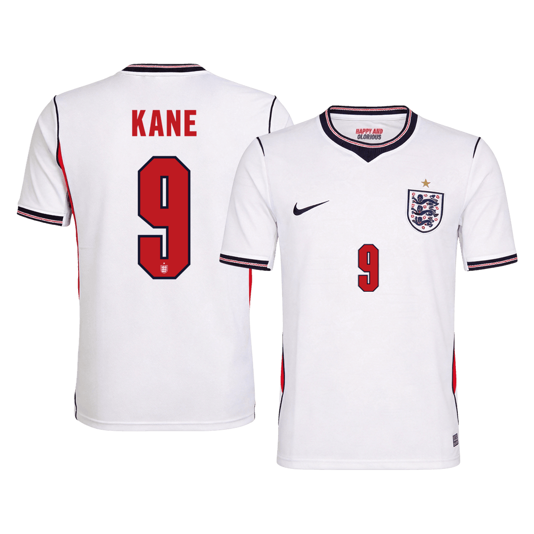 KANE #9 England Mens Home Soccer Jersey World Cup 2026 White