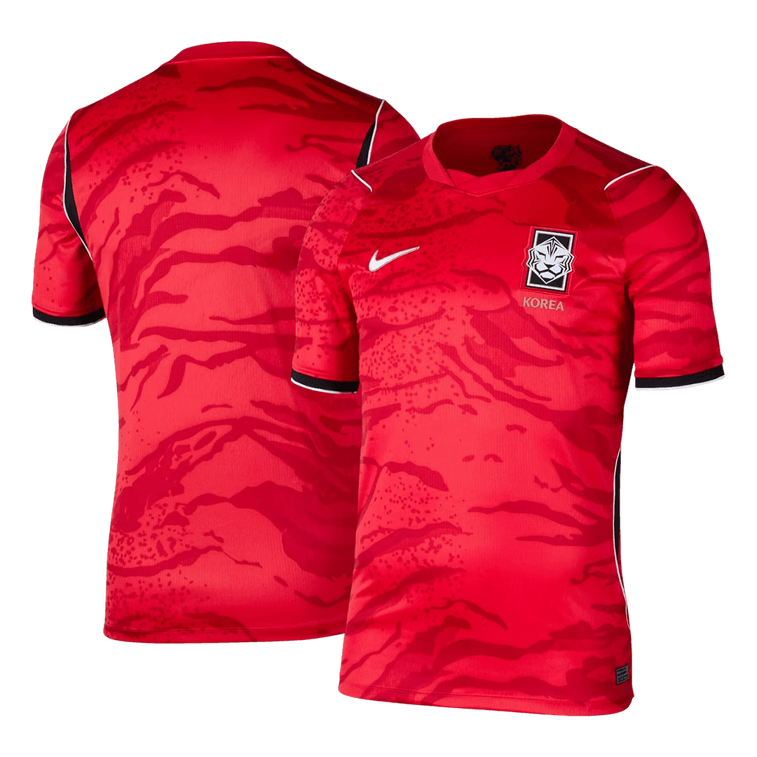 South Korea Mens Home Soccer Jersey World Cup 2026 Red