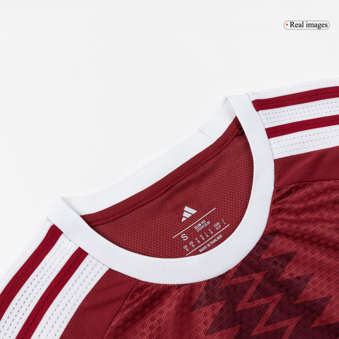 Qatar Mens Home Soccer Jersey World Cup 2026 Red - Player Version