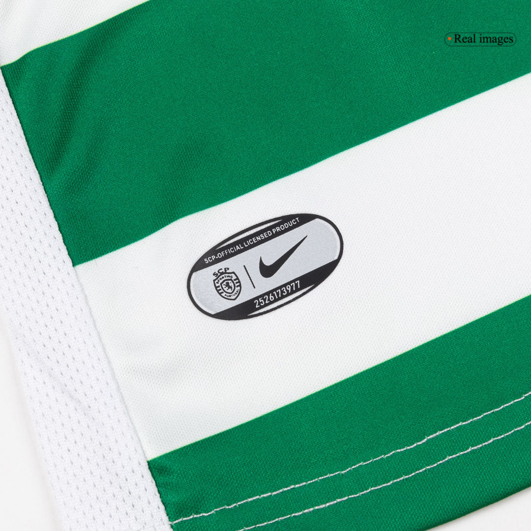 Sporting CP Kids Home Soccer Kit 2025/26 Green&White