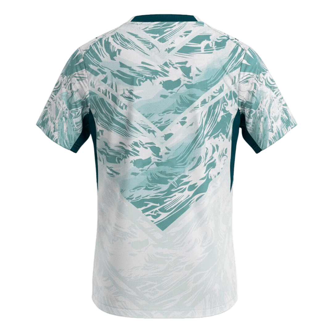 Portugal Mens Away Soccer Jersey World Cup 2026 White&Green