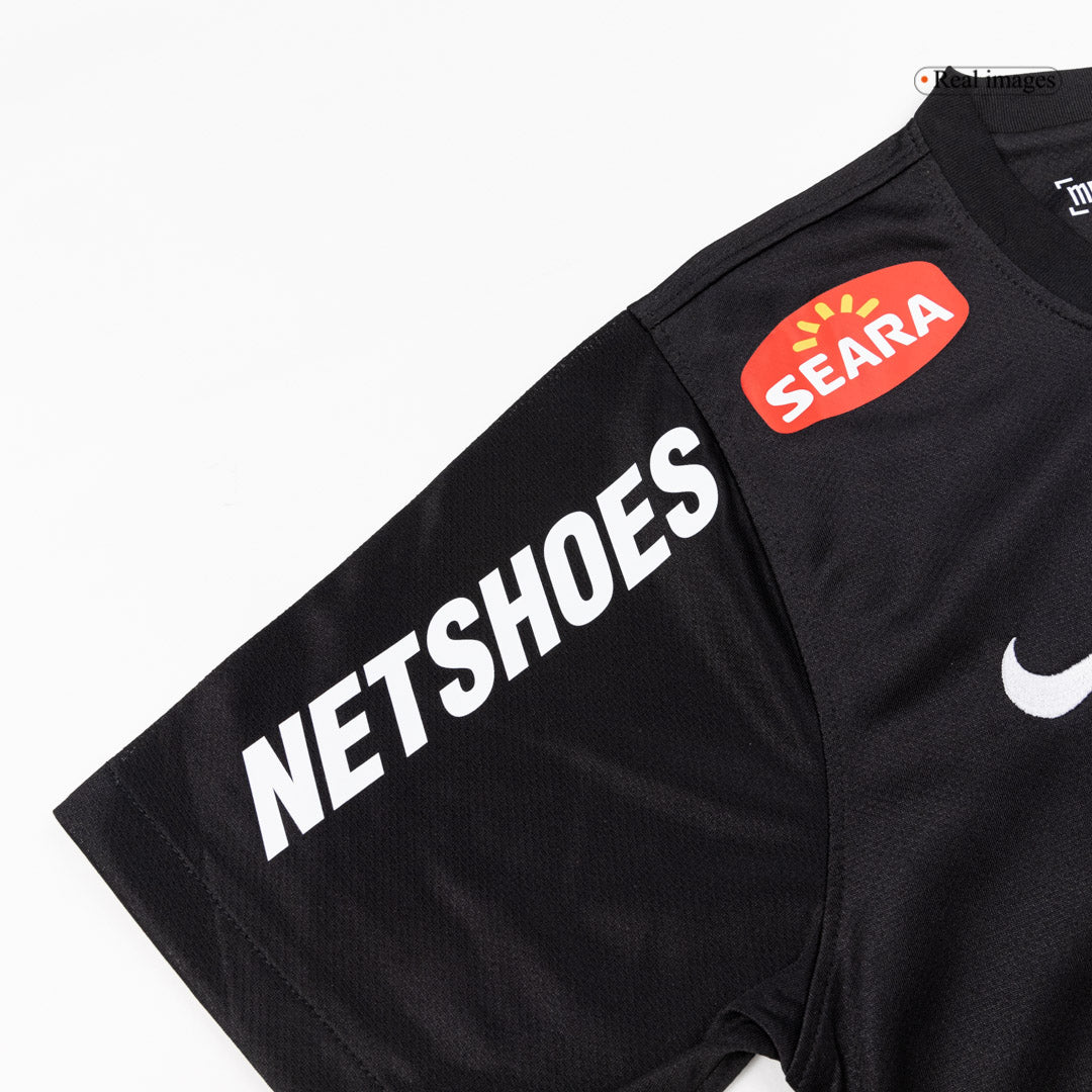 Retro Santos FC Mens Away Soccer Jersey 2011/12 Black