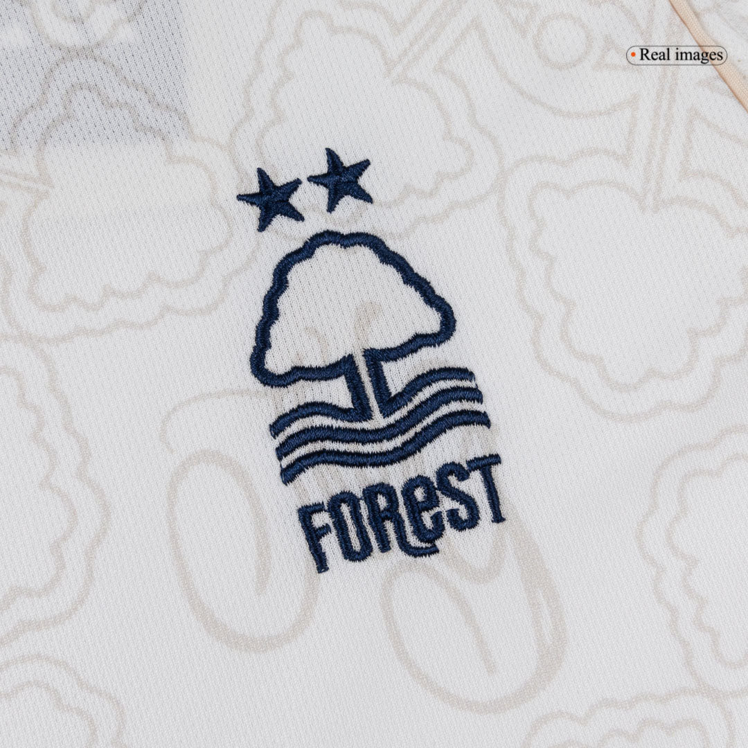 Nottingham Forest Mens Away Soccer Jersey 2025/26 White
