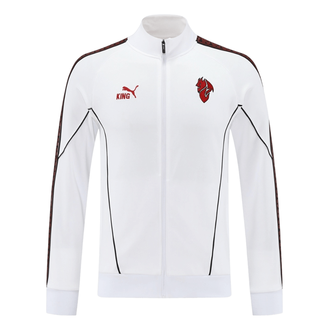 AC Milan Mens Training Tracksuit Kit 2025/26 White
