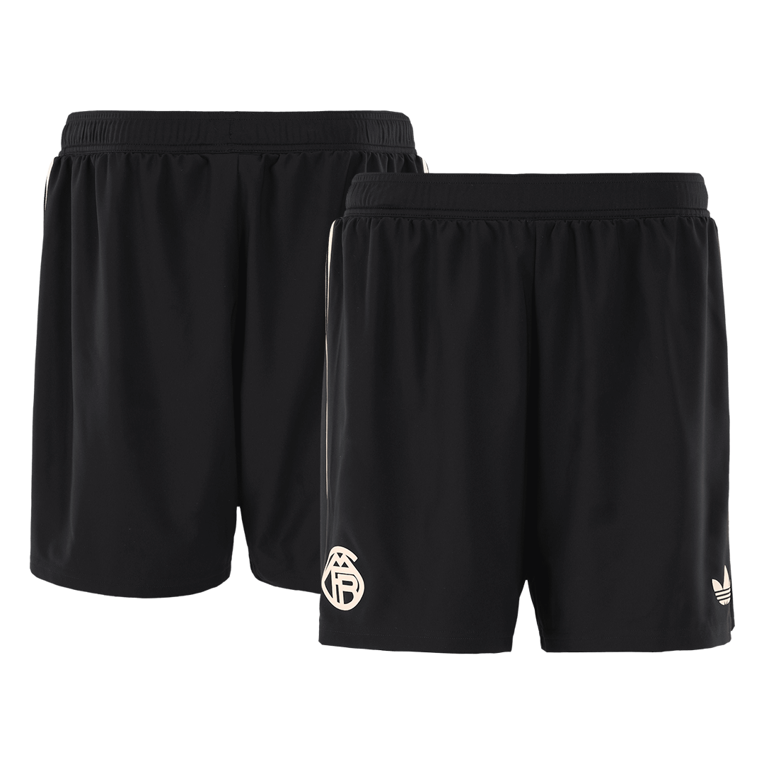 Bayern Munich Mens Third Away Soccer Kit 2025/26 Black - Player Version