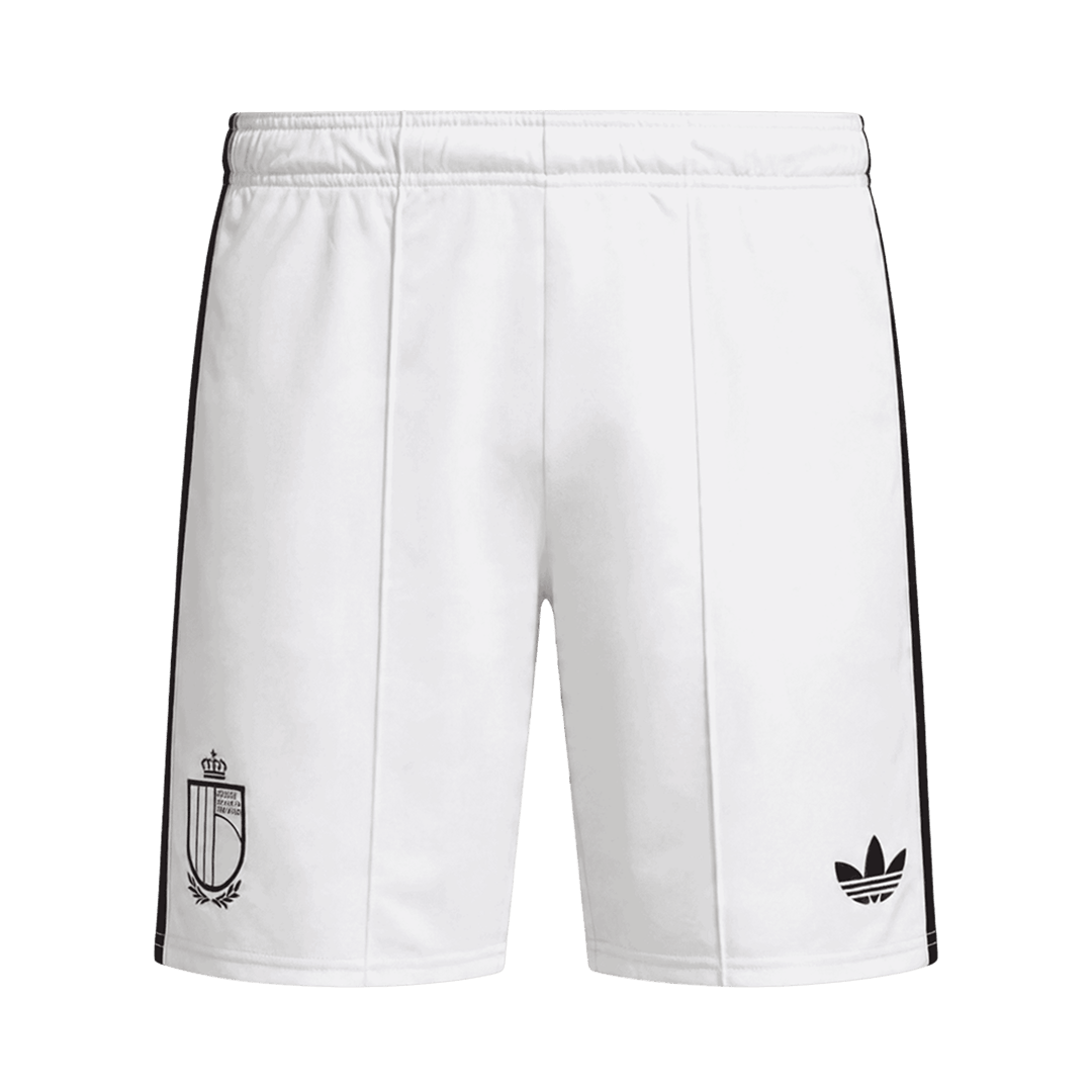 Belgium Mens Away Soccer Shorts World Cup 2026 White