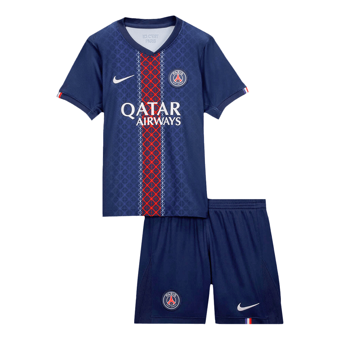 PSG Kids Home Soccer Kit 2025/26 Navy
