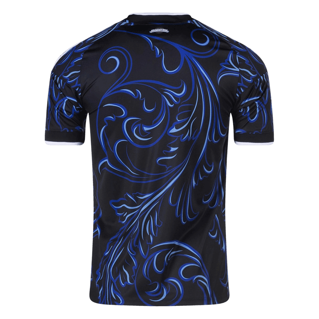 Argentina Mens Away Soccer Jersey World Cup 2026 Black