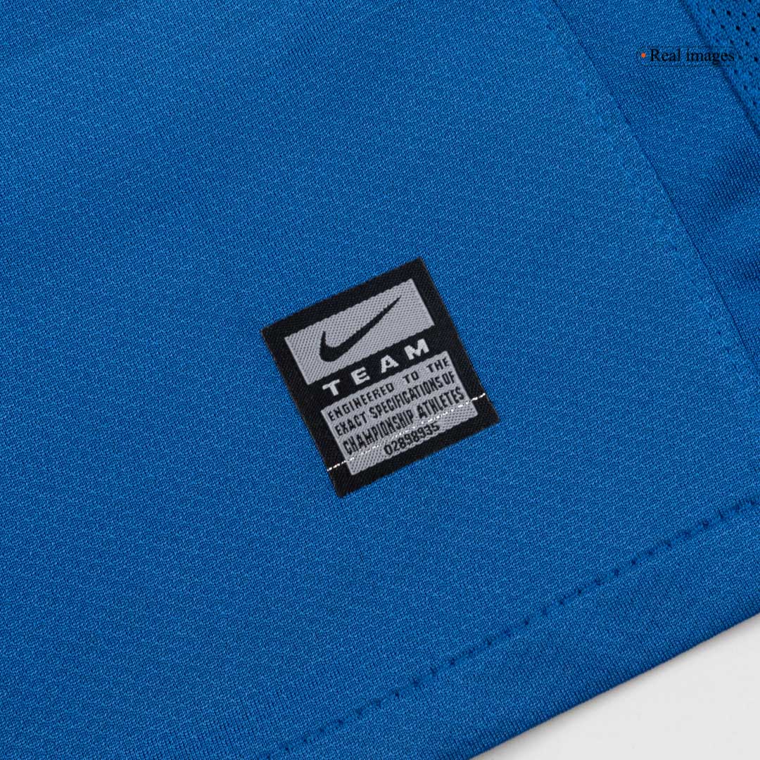 Retro Manchester United Mens Third Away Long Sleeve Soccer Jersey 2008/09 Blue