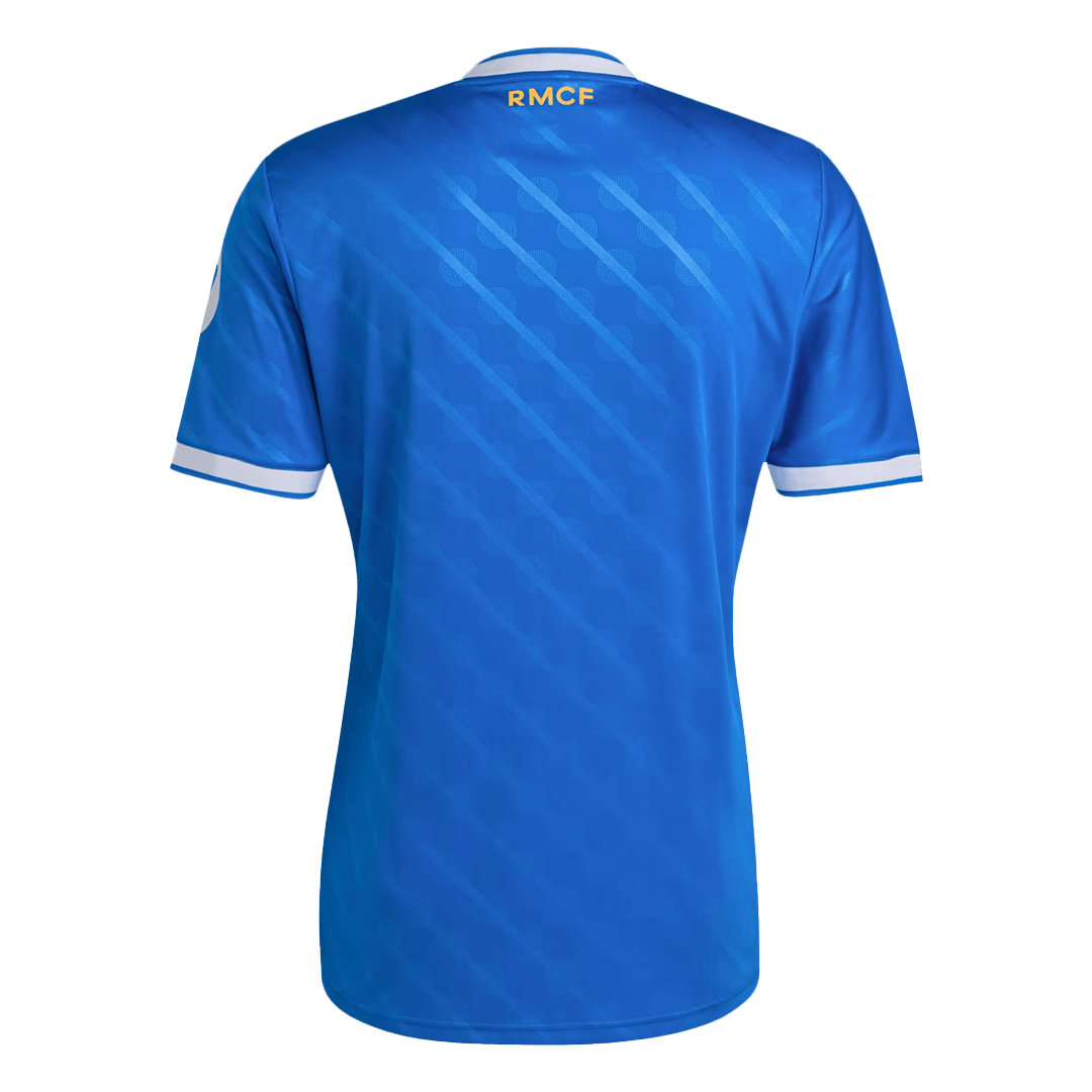 Real Madrid Mens Third Away Soccer Jersey 2025/26 Blue