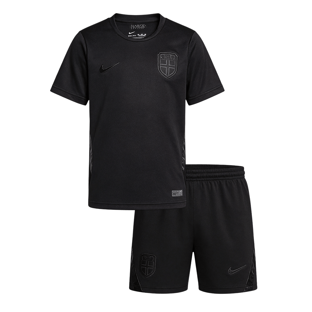 Norway Kids Away Soccer Kit World Cup 2026 Black