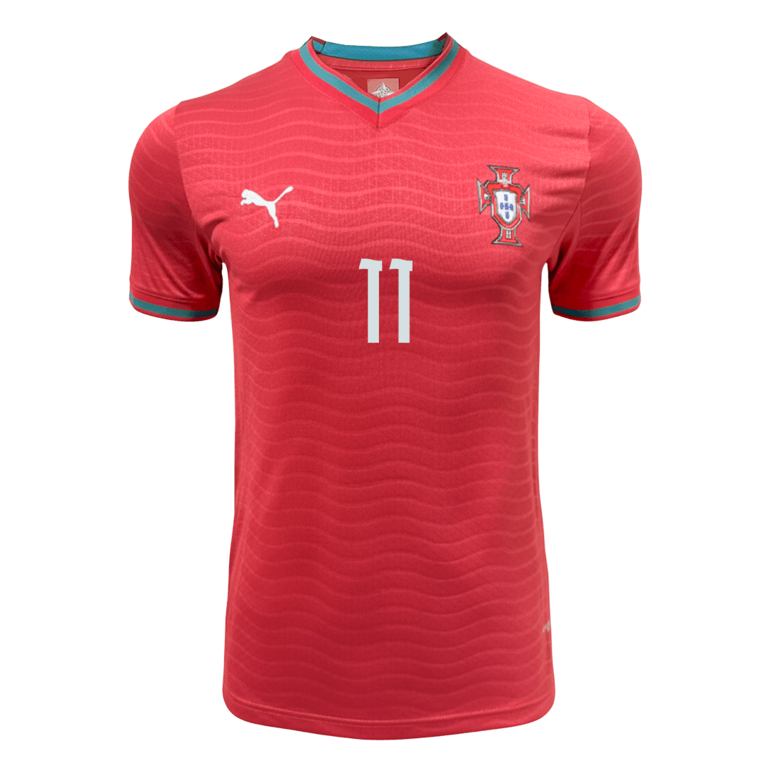 JOÃO FÉLIX #11 Portugal Mens Home Soccer Jersey World Cup 2026 Red - Player Version