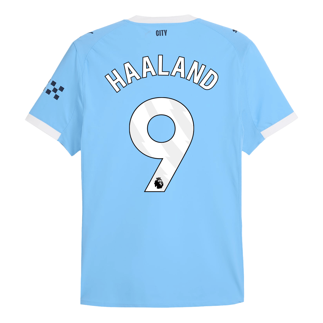 HAALAND #9 Manchester City Mens Home Soccer Jersey 2025/26 Blue - Player Version
