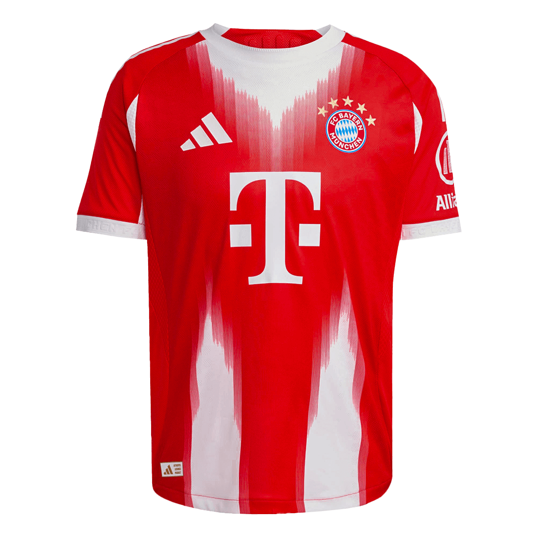 UPAMECANO #2 Bayern Munich Mens Home Soccer Jersey 2025/26 Red - Player Version