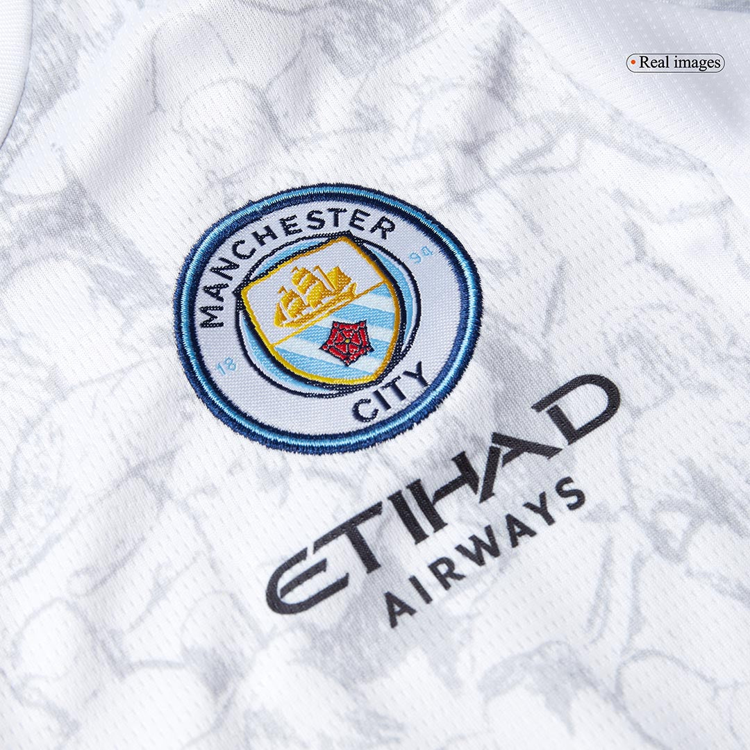 Manchester City Kids Soccer Kit World Cup KidSuper 2025/26 White