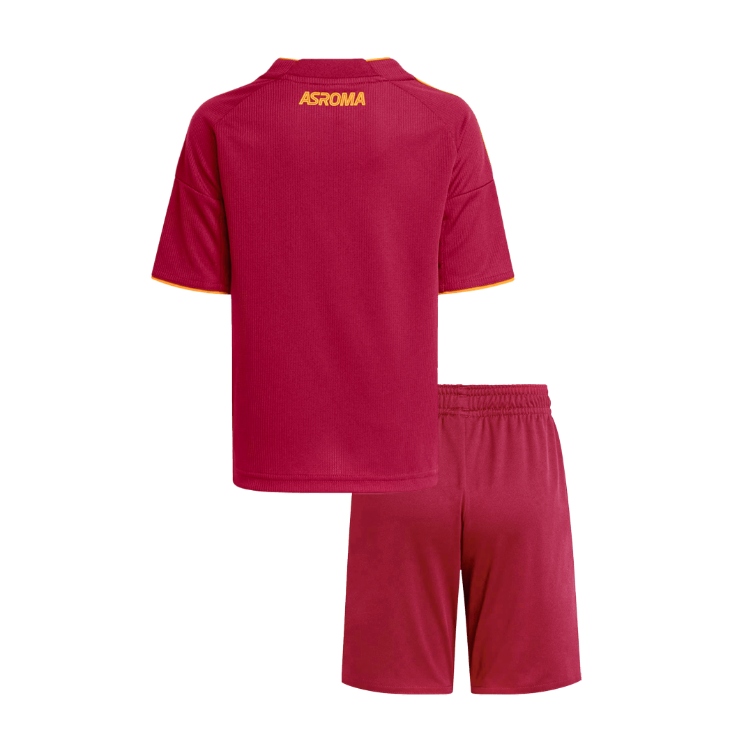 Roma Kids Home Soccer Kit 2025/26 Red