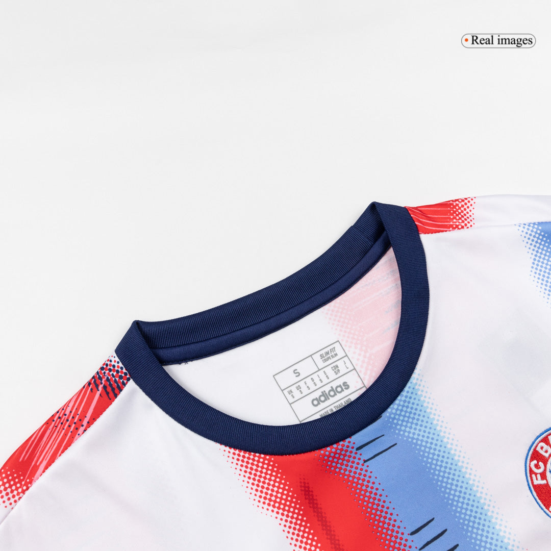 Bayern Munich Mens Pre-Match Soccer Jersey 2025/26 Red&White