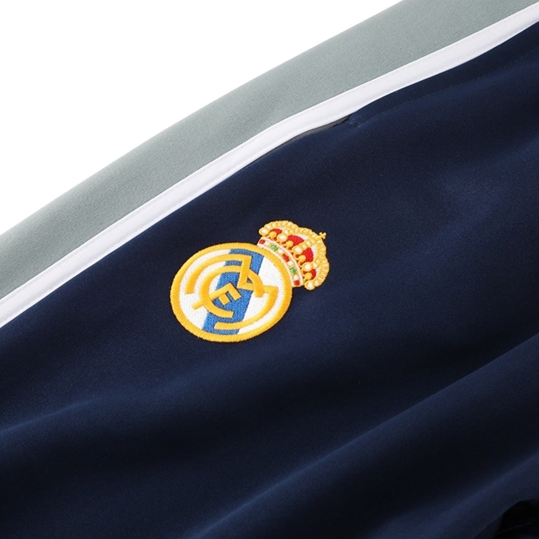 Real Madrid Mens Training Tracksuit Kit 2025/26 Navy