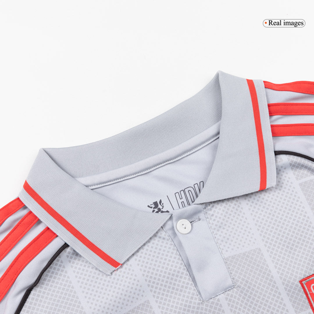 Olympique Lyonnais Mens Third Away Soccer Jersey 2025/26 White