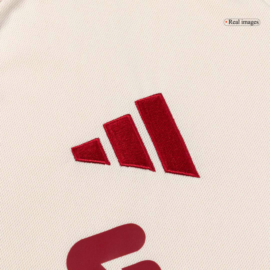 Liverpool Mens Away Long Sleeve Soccer Jersey 2025/26 White